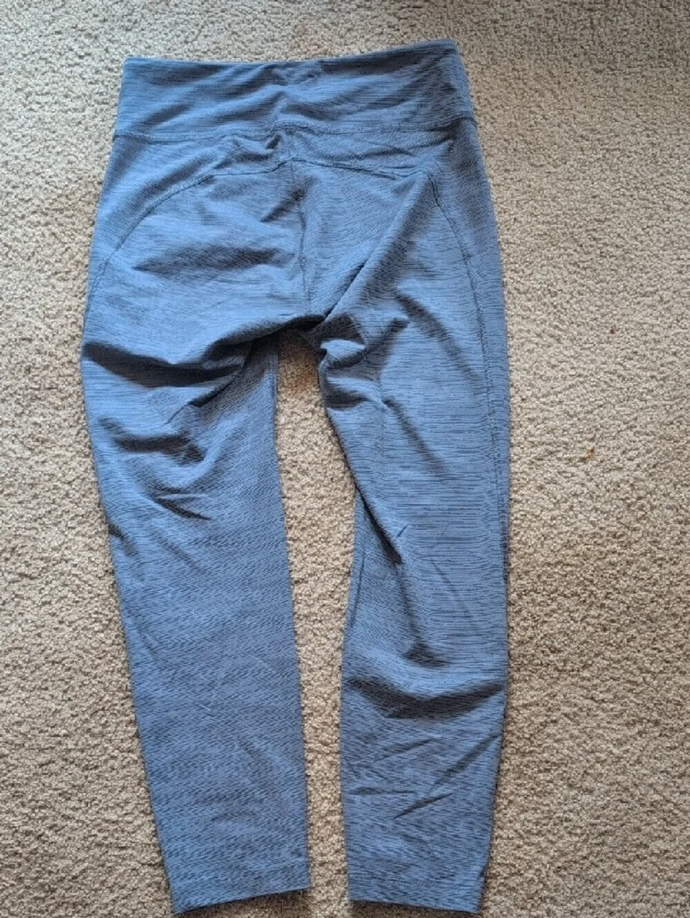 Outdoor Voices Heathered Slate Blue Leggings
